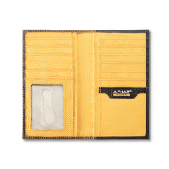 Ariat Workman Skull Rodeo Black Wallet