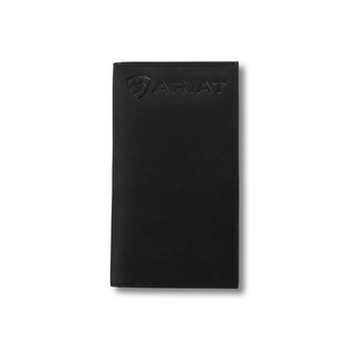 Ariat Black Rodeo Embossed Logo Wallet