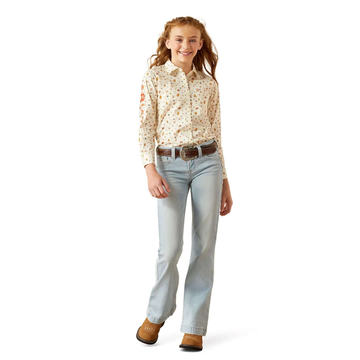 Ariat Girl's Zoe Trouser Light Wash Jean