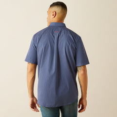 Ariat Men's Wrinkle Free Dark Blue Davis Classic Fit Shirt