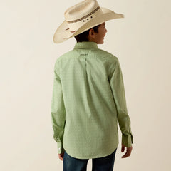 Ariat Boy's Loden Frost Green Smitty Shirt
