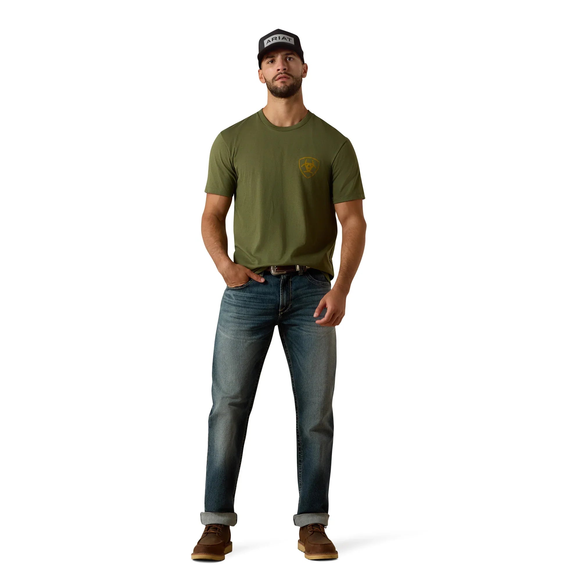 Ariat Men's Four Leaf Short Sleeve Tee