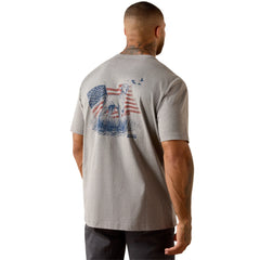 Ariat Men's Rebar Heather Grey Cotton Strong Dawg Tee