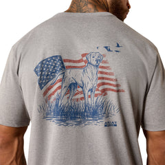 Ariat Men's Rebar Heather Grey Cotton Strong Dawg Tee