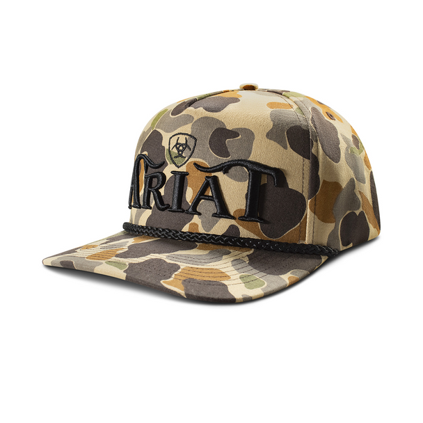 Ariat Snapback Camo Embroidered Hat