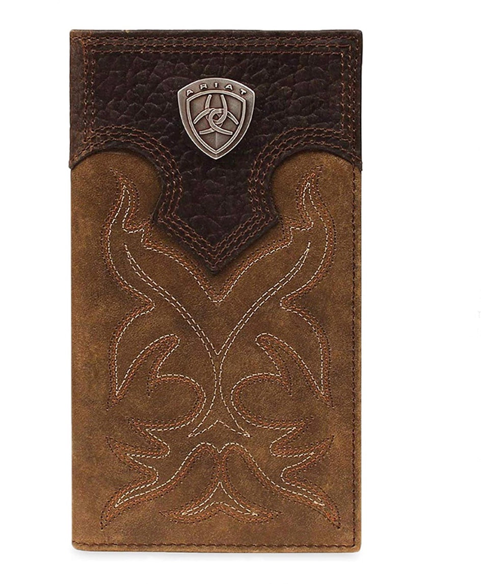 Ariat Boot-Embroidery Rodeo Brown Wallet