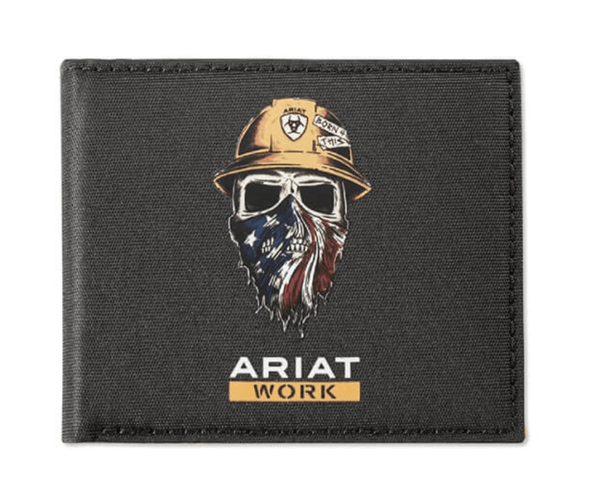 Ariat Men's Black Bifold Work Wallet