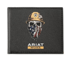 Ariat Men's Black Bifold Work Wallet