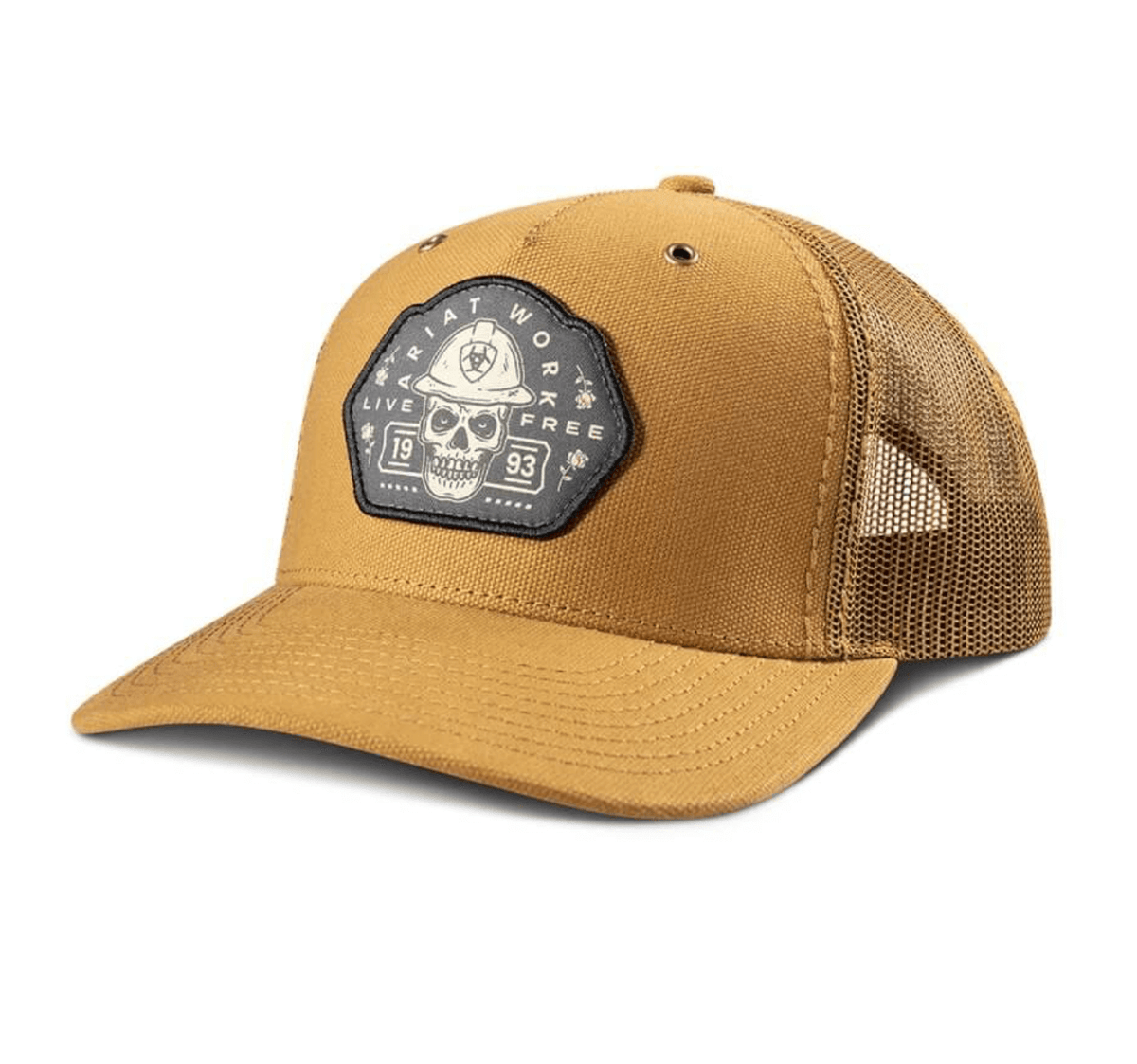 Ariat Men's Skull 1993 Patch Hat
