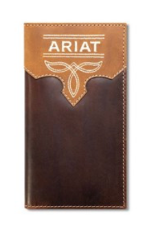 Arait Men's Rodeo Overlay Brown Wallet