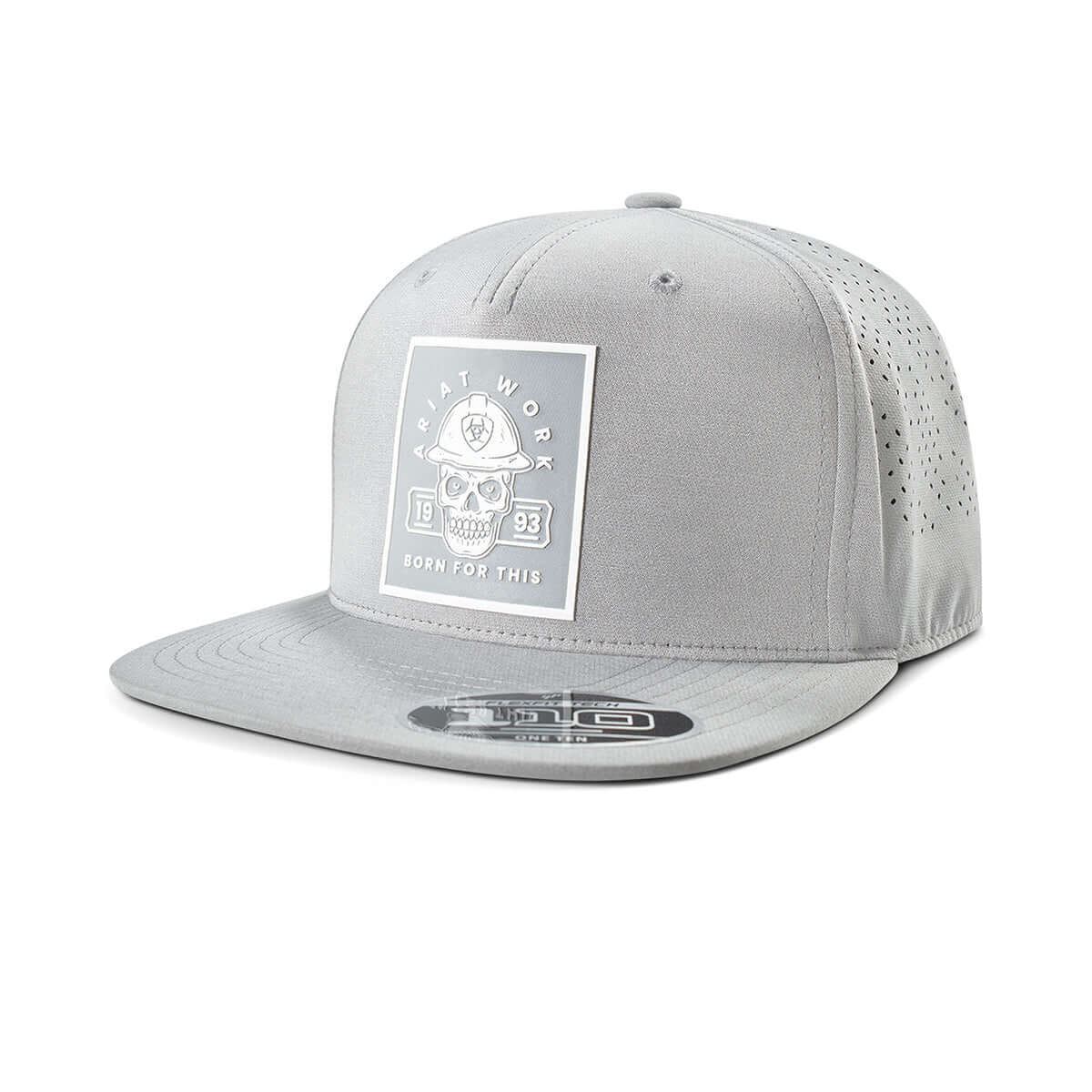 Ariat Men's Work Light Grey Mesh Hat
