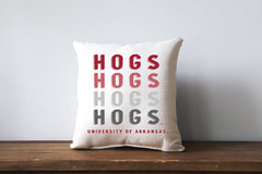 AR Hogs Gradient Throw Pillow